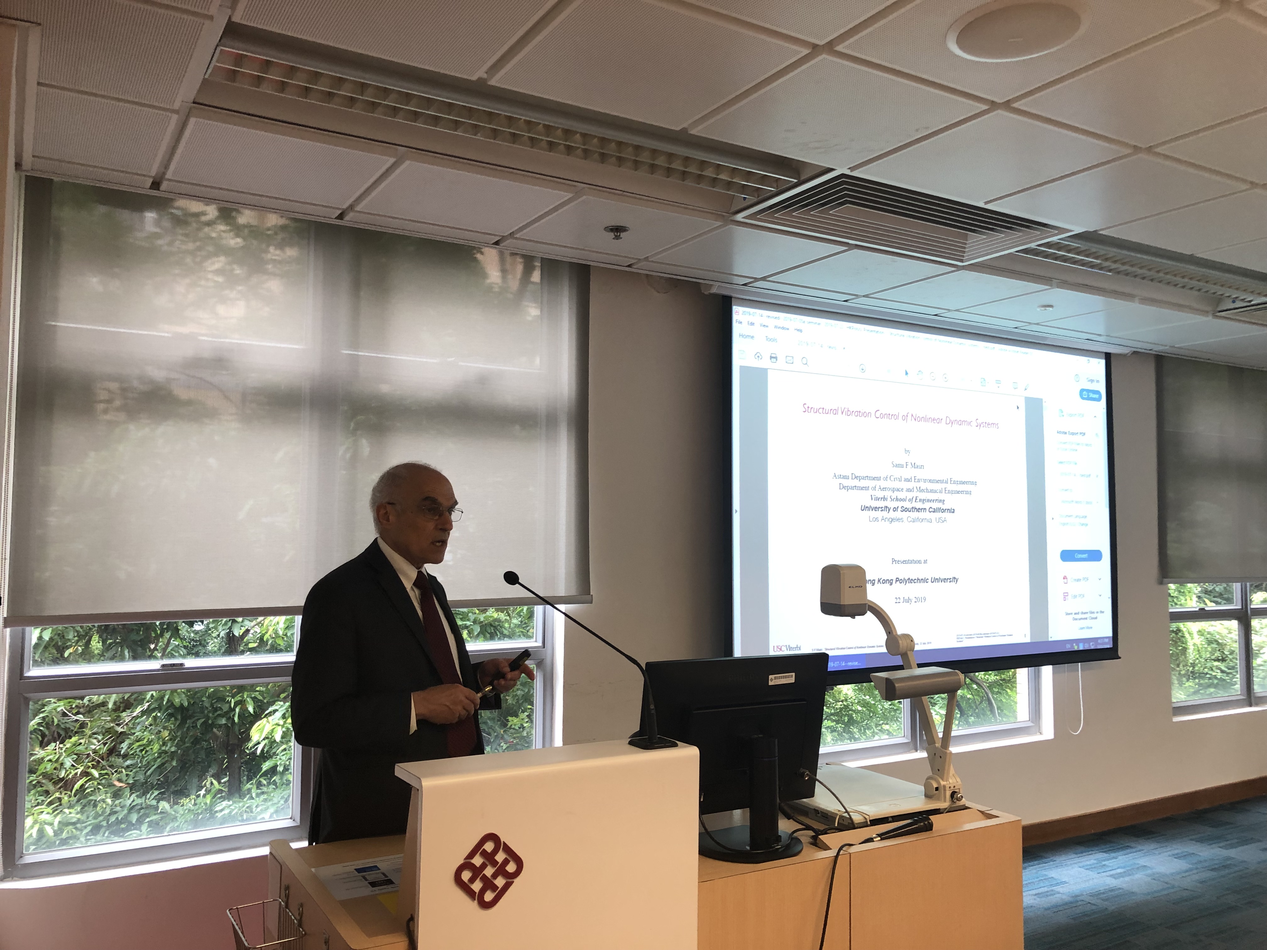 201907seminaronstructuralvibrationcontrolofnonlineardynamicsystemsbyprofsamifmasri420190830209539711