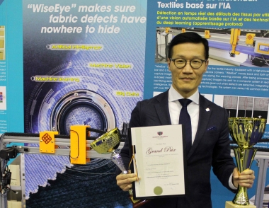 Professor Calvin Wong Wai-keung won four prizes at the 47th International Exhibition of Inventions Geneva