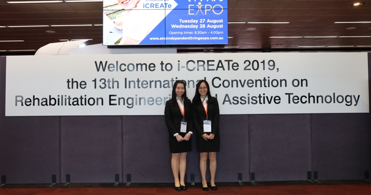 理大职业治疗学的学生团队，凭Nailed it! 于i-CREATe 2019上荣获铜奖。