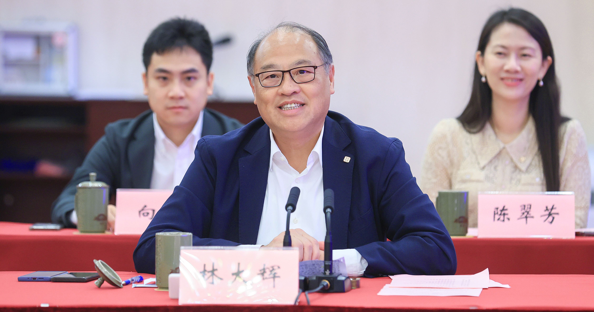 Dr Lam Tai-fai stated that PolyU will further leverage its advantages in talents, academia, research and internationalisation to accelerate the transformation and application of research achievements as well as driving the industrial upgrading of Wenzhou.