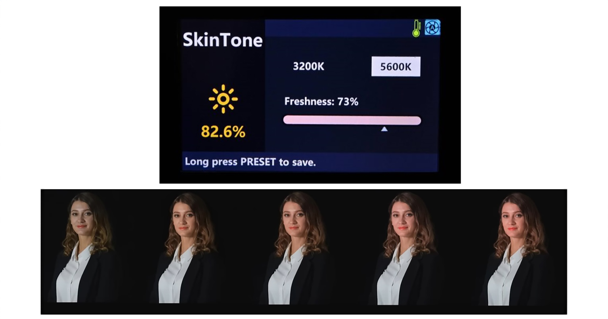The research team led by Prof. Wei has developed an algorithm for tuning the colour appearance of human face skin to allows quick adjustment to photos captured by different cameras.