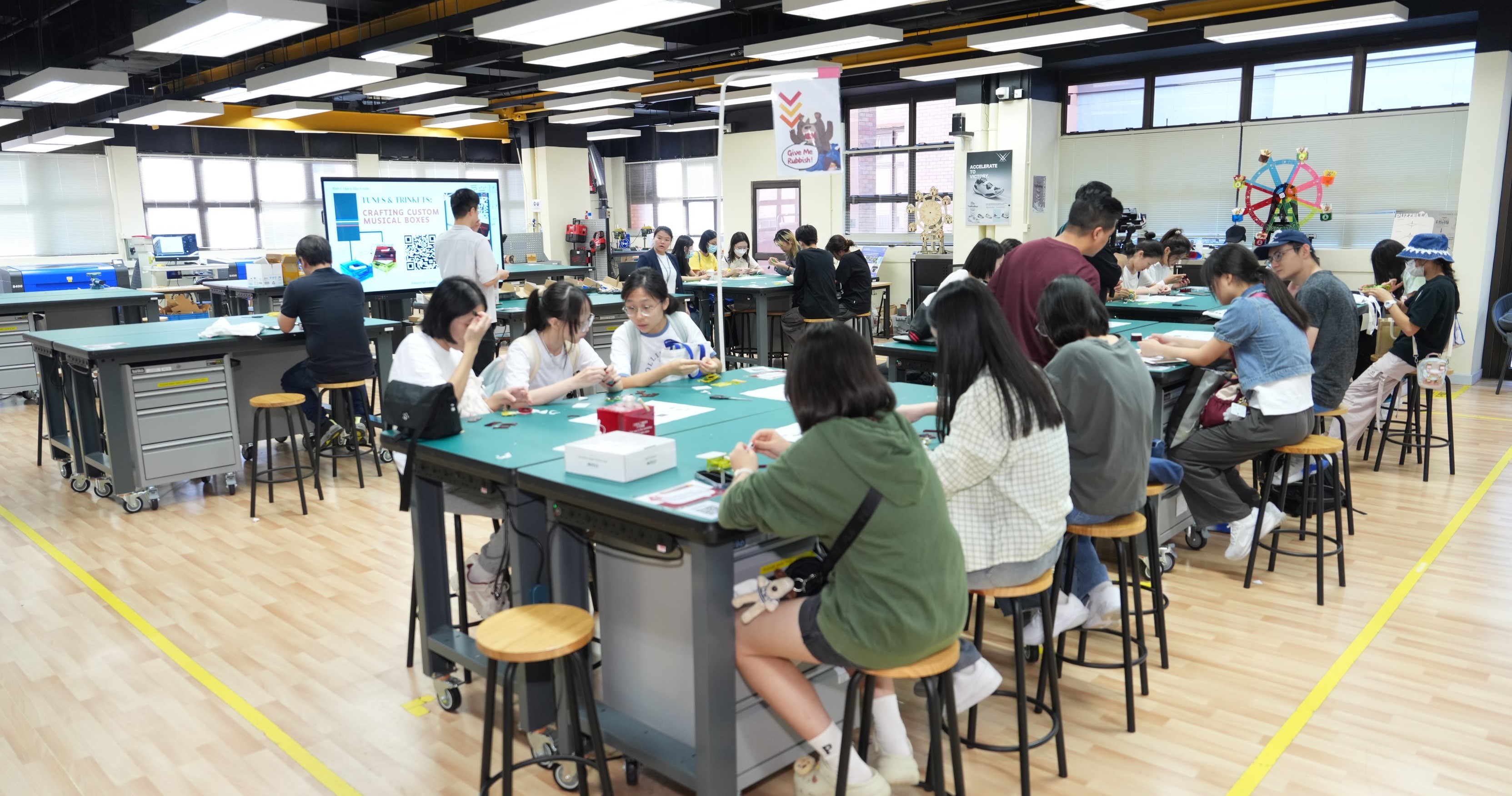 There were also various themed workshops.