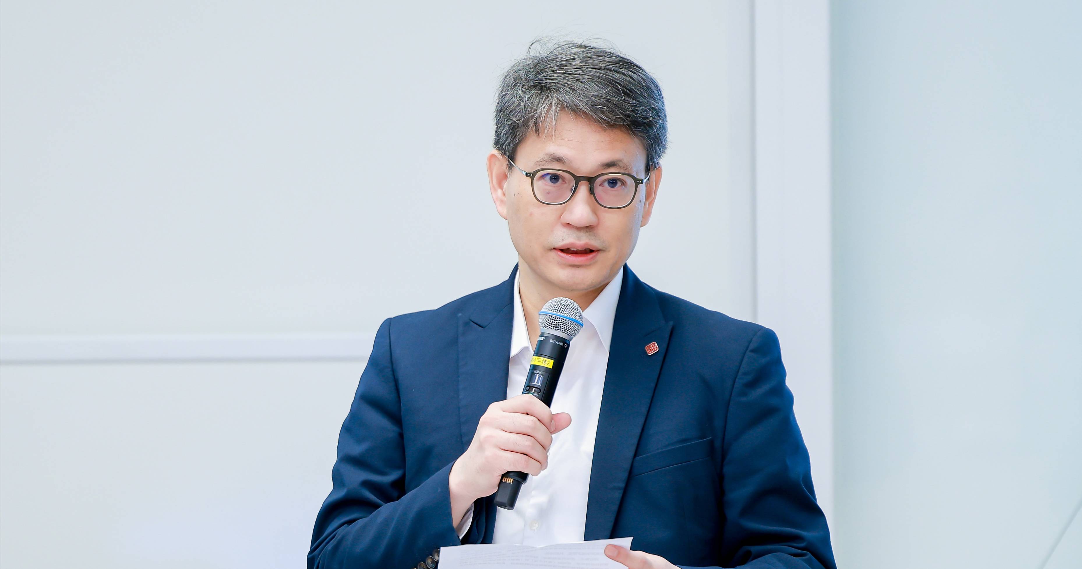 理大副校长（研究及创新）赵汝恒教授于结业礼上致辞。