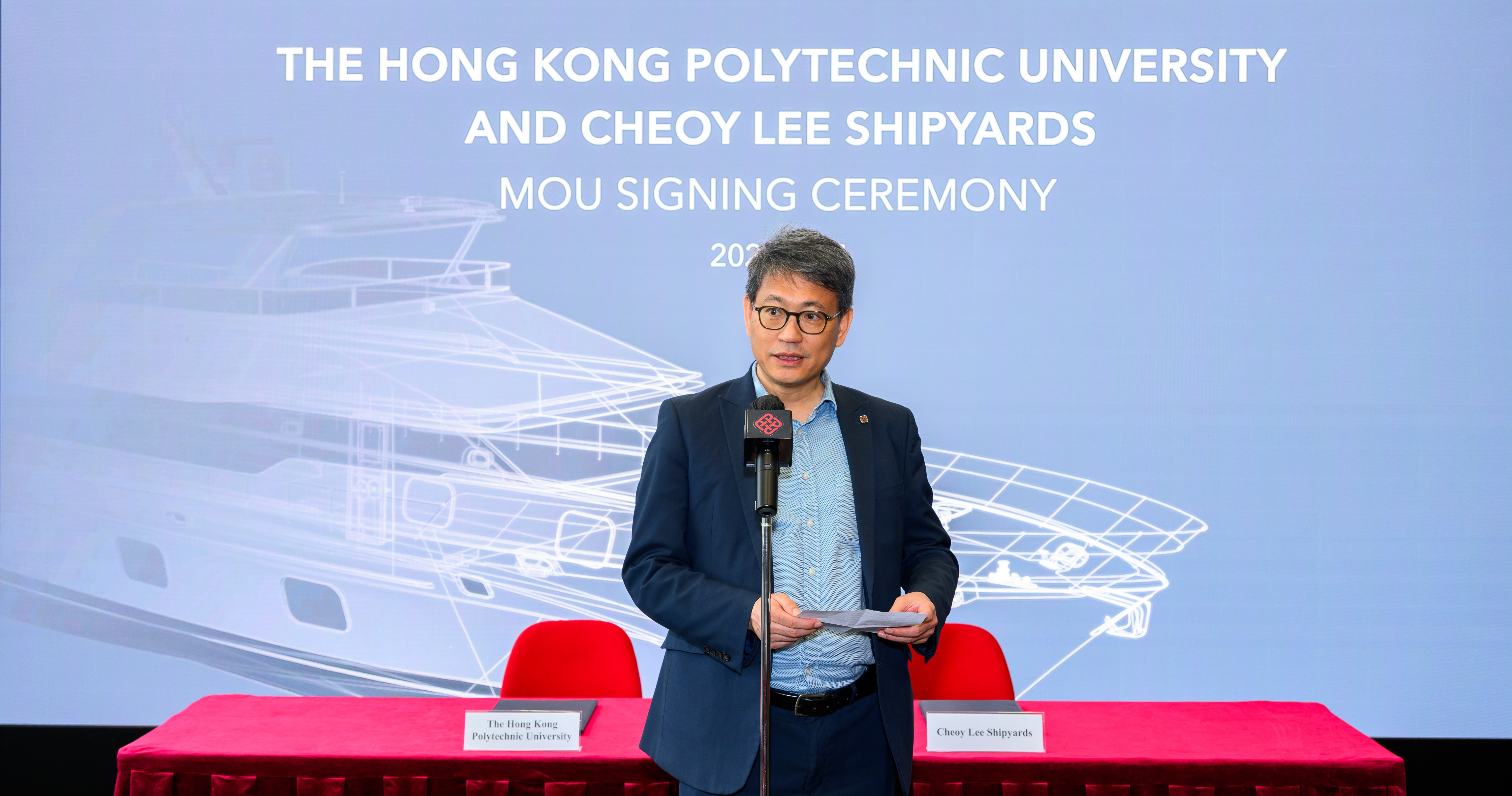 赵汝恒教授表示，理大与财利船厂的合作正好发挥学术界与业界的协同优势，共同开创智能与可持续船舶的新纪元，加强香港在绿色航运的领导地位