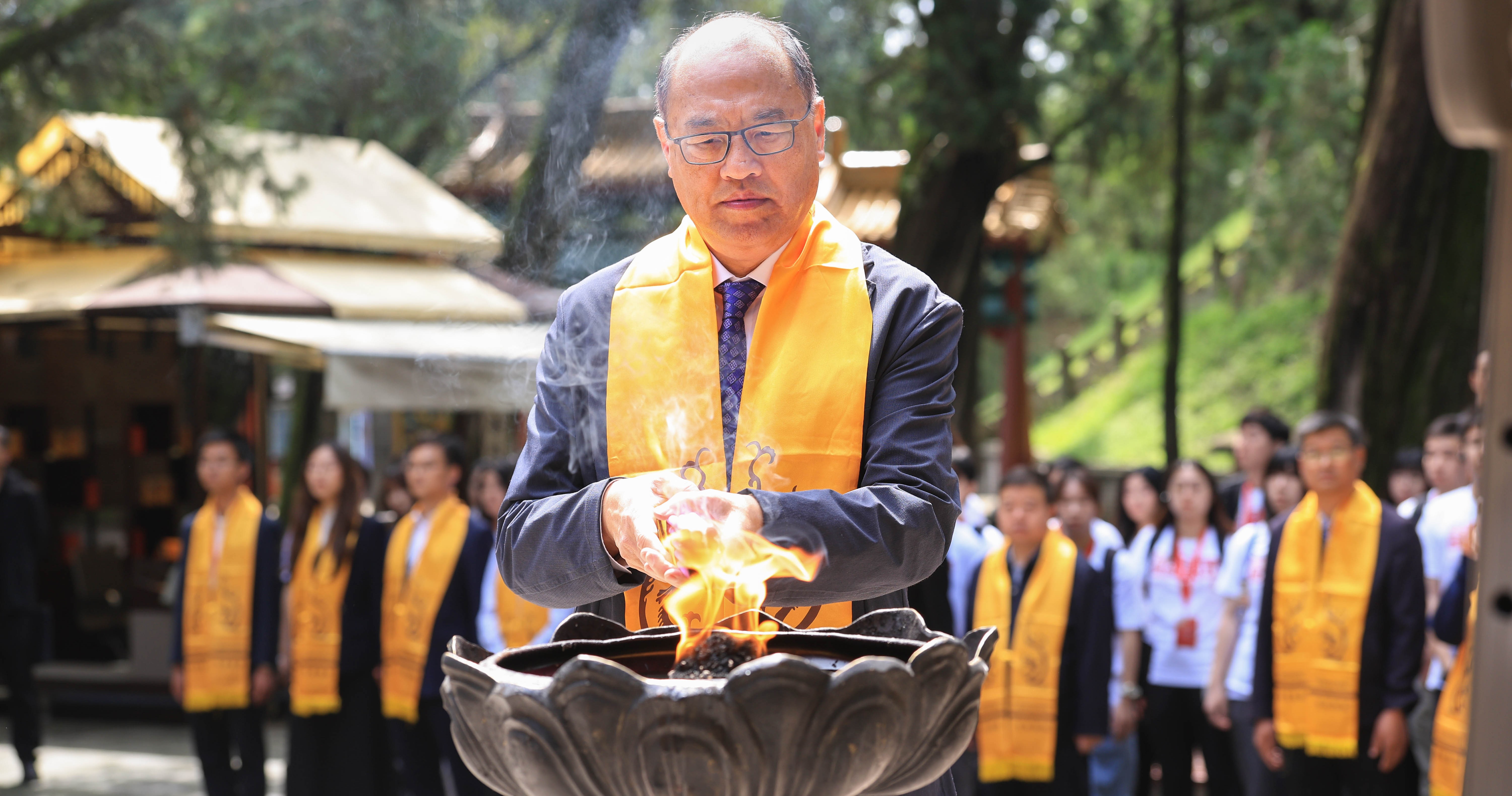 林大辉博士表示，选择黄帝陵作为研习营的重要一站，因为黄帝陵不仅是广受瞩目的历史文化胜地，更是中华文明精神的重要标志。绵延五千年的黄帝文化，能够让青年一代深切感受到中华文化的深厚底蕴与源远流长。