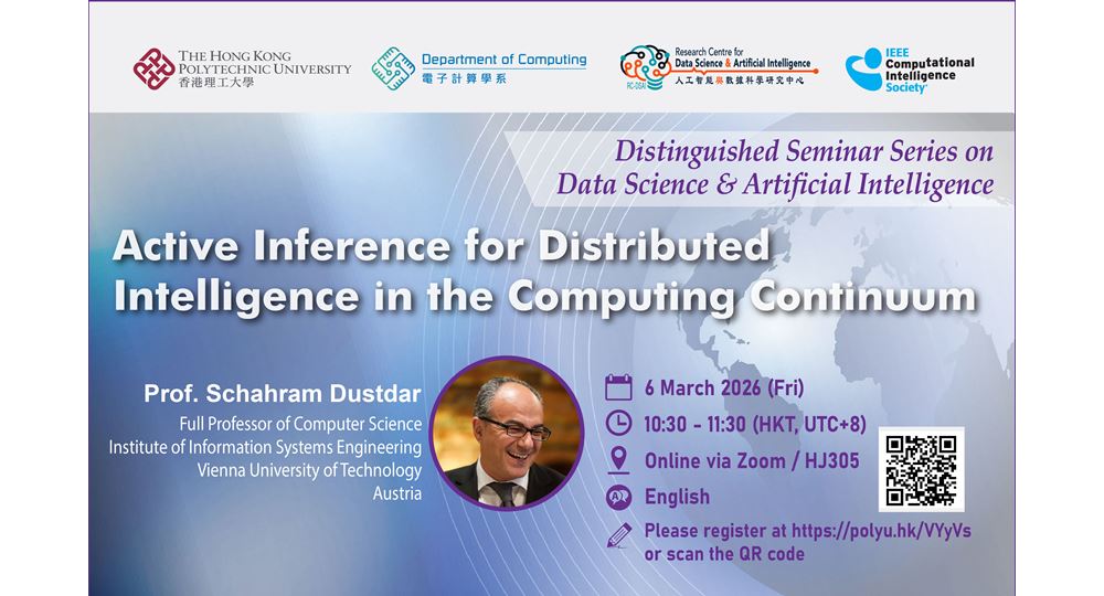 Distinguished Seminar Series on Data Science & Artificial Intelligence ...