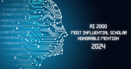 4 COMP Scholars Received Honorable Mention in 2024 AI 2000 Most Influential Scholar