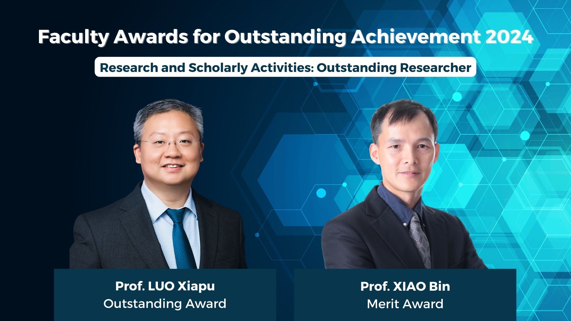 Faculty Awards for Outstanding Achievement 2024