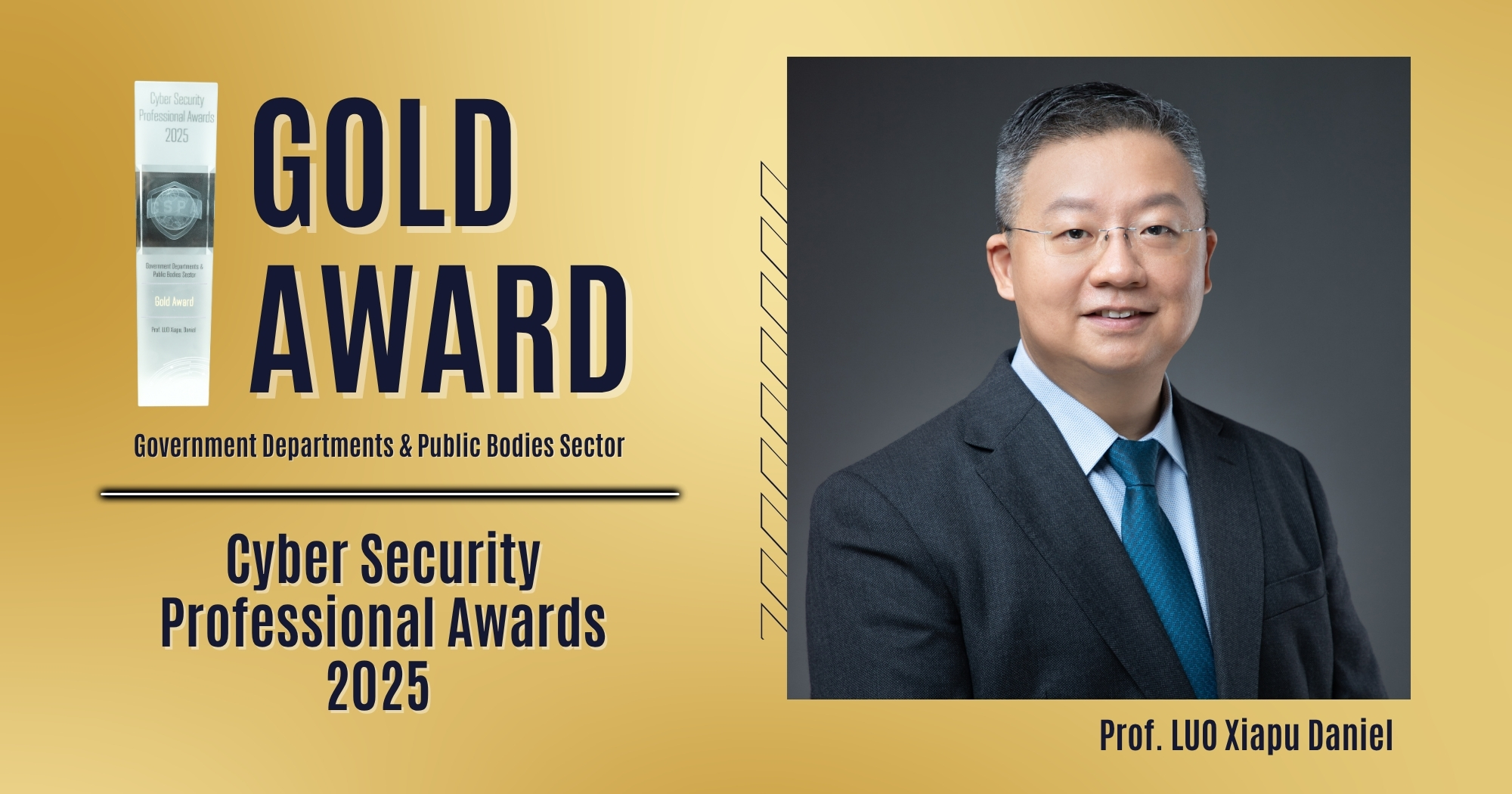 ProfDaniel LuoCyber Security Professional Awards 2025