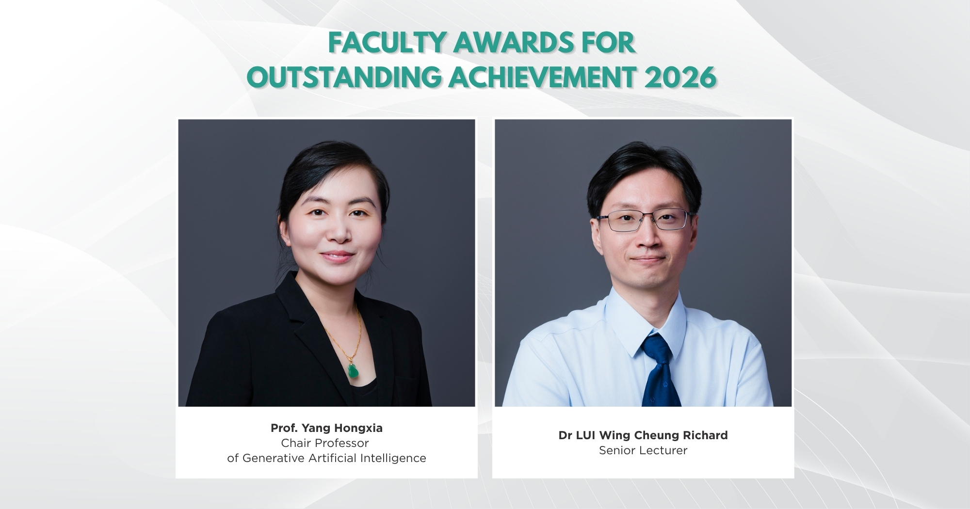 Faculty Awards for Outstanding Achievement 2026