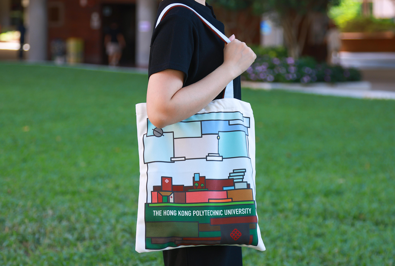 Campus in Blocks Tote Bag_C1