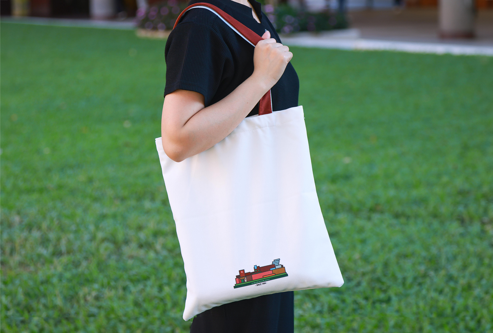 Campus in Blocks Tote Bag_C2
