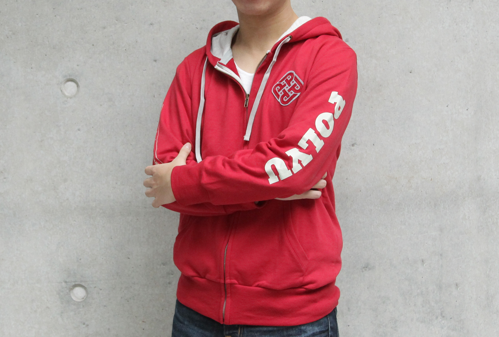 Zip Hoodie Red_1
