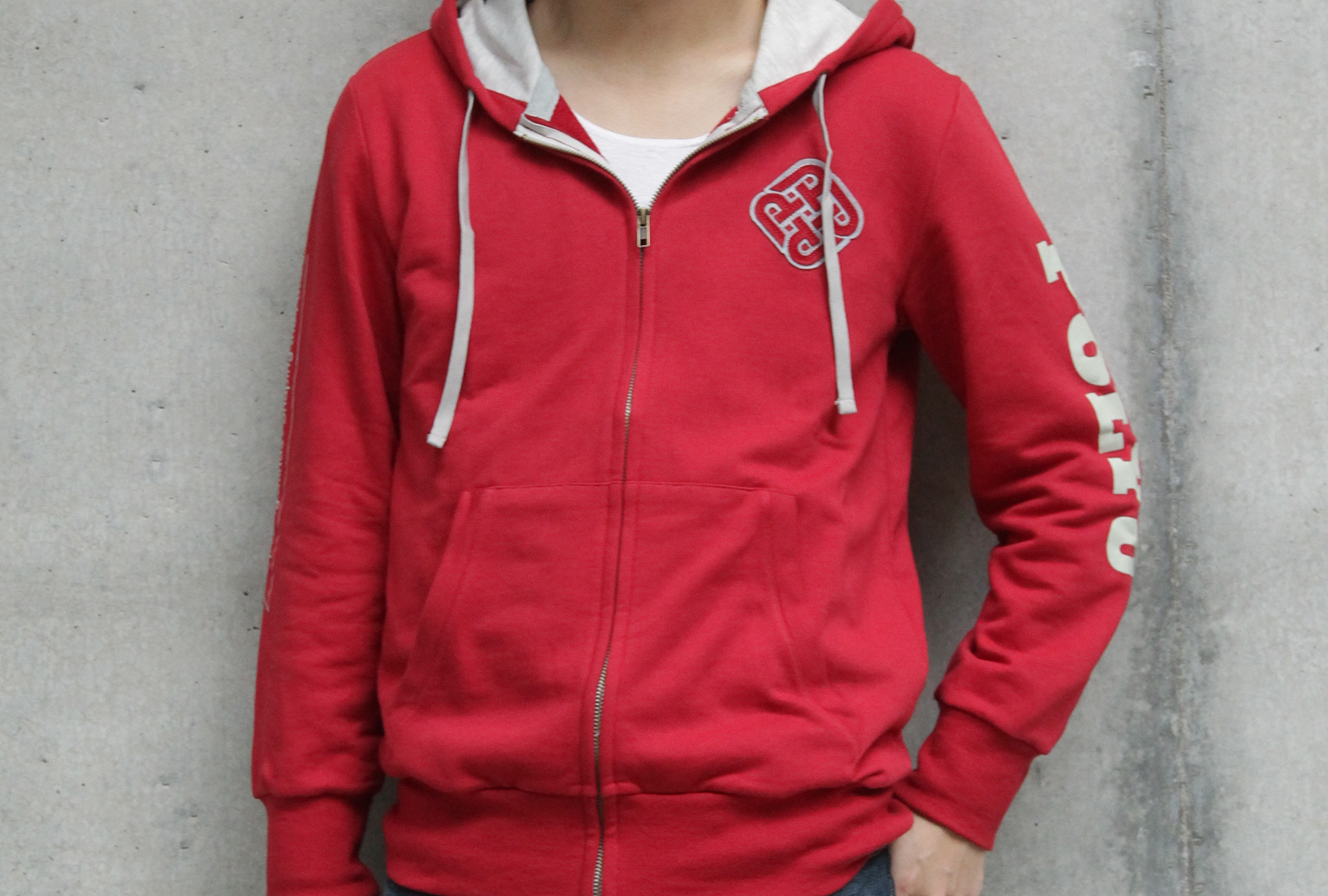 Zip Hoodie Red_2
