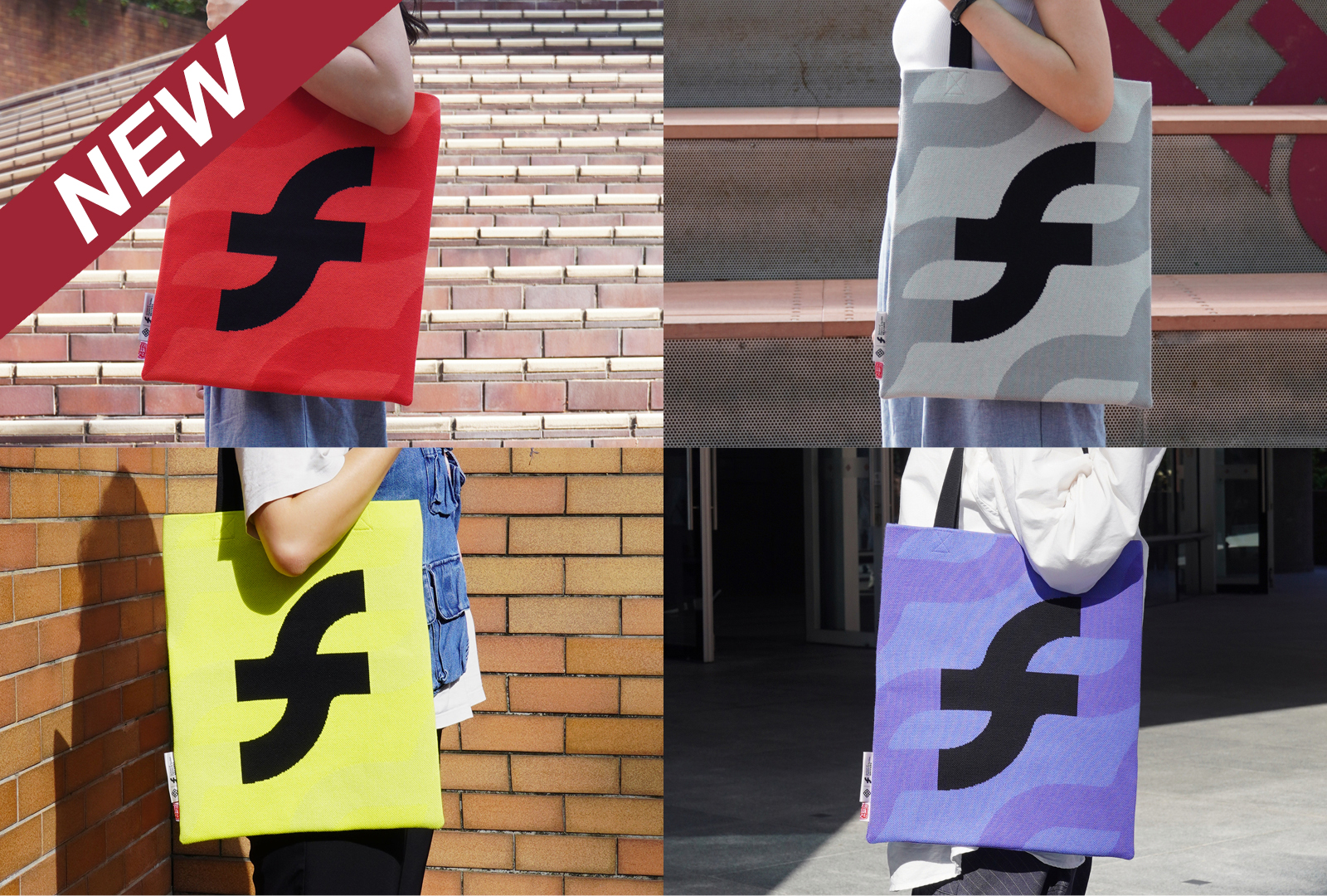 SFT Logo Knit Tote Bag - 1