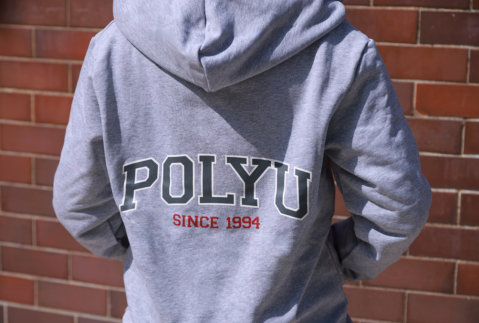 PolyU Logo Zip Hoodie_C5