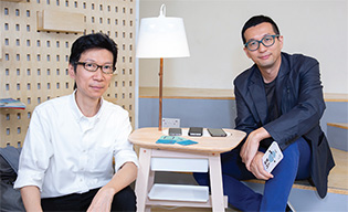 Mr Benny Leong (left) and Mr Brian Lee