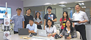  Dr Carmen Lee (front middle) and her team  