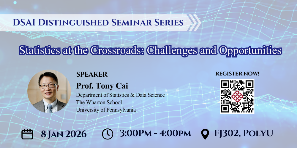 Prof Tony Cai 8 Jan 2026banner r