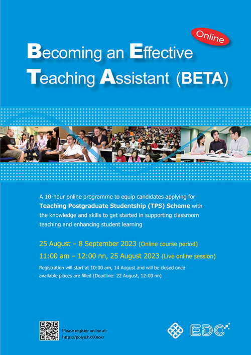 Becoming an Effective Teaching Assistant (BETA) | Educational ...