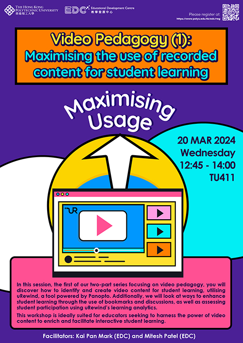 Video Pedagogy (1): Maximising use of recorded content for student ...