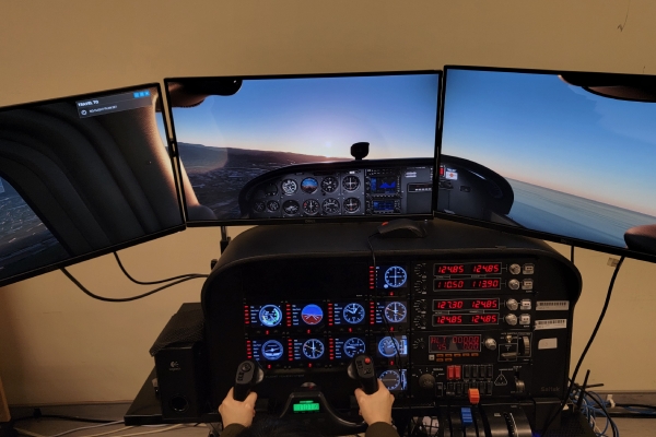 On-site demonstration Flight simulator_41