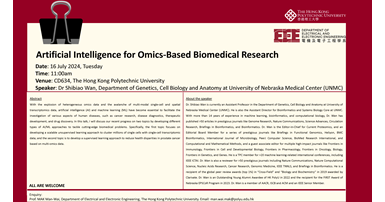 Research Seminar by Dr Shibiao Wan
