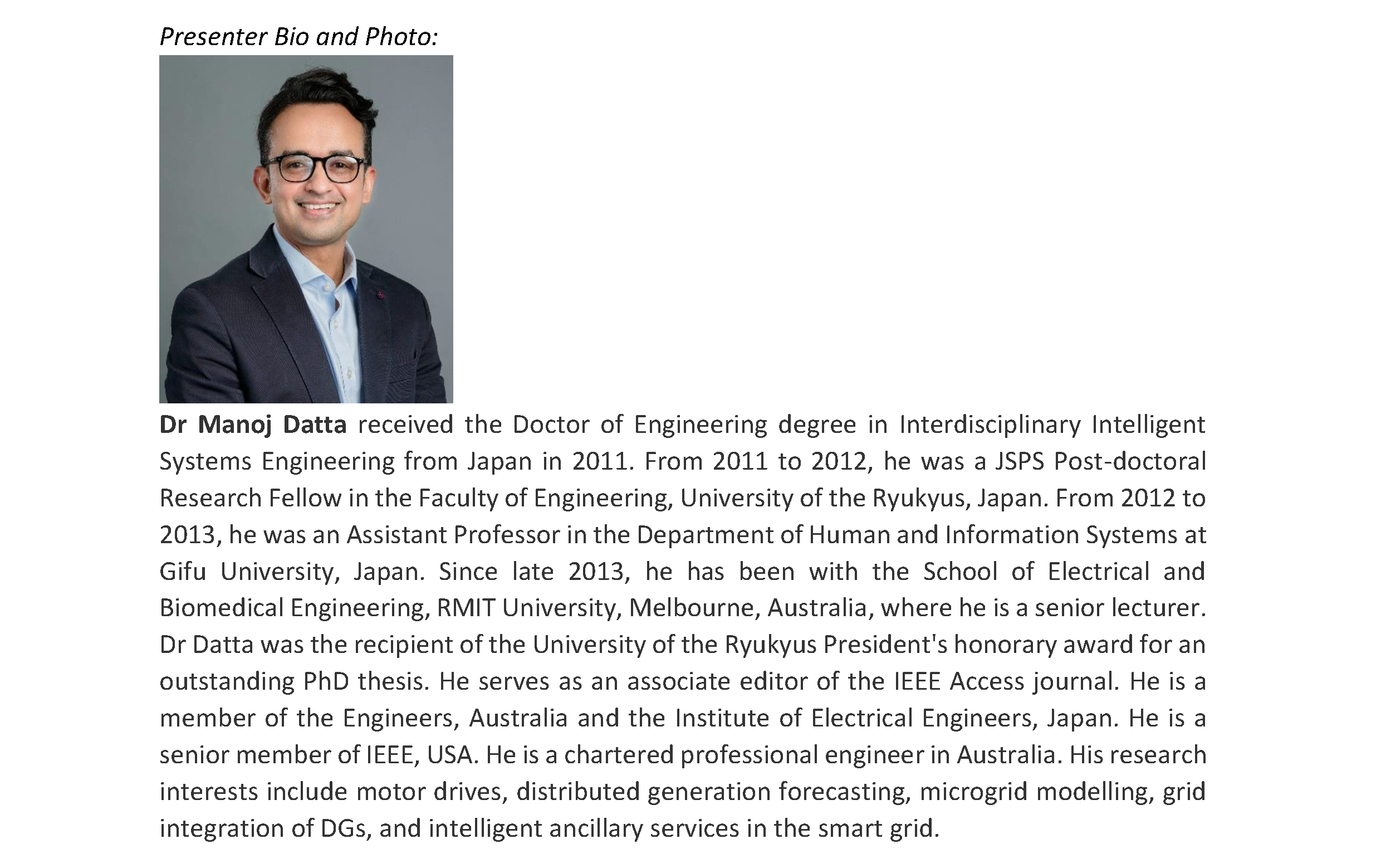 2023-11-14 Seminar on Smart Grid and Renewable Energy Integration - P2