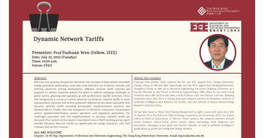 Seminar Dynamic Network Tariffs Poster_25 Jul 2023