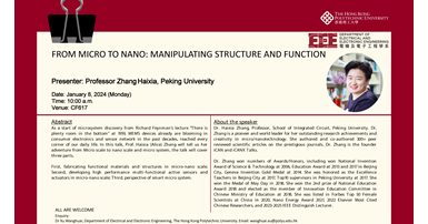 20240108 Seminar from Prof Zhang Haixia