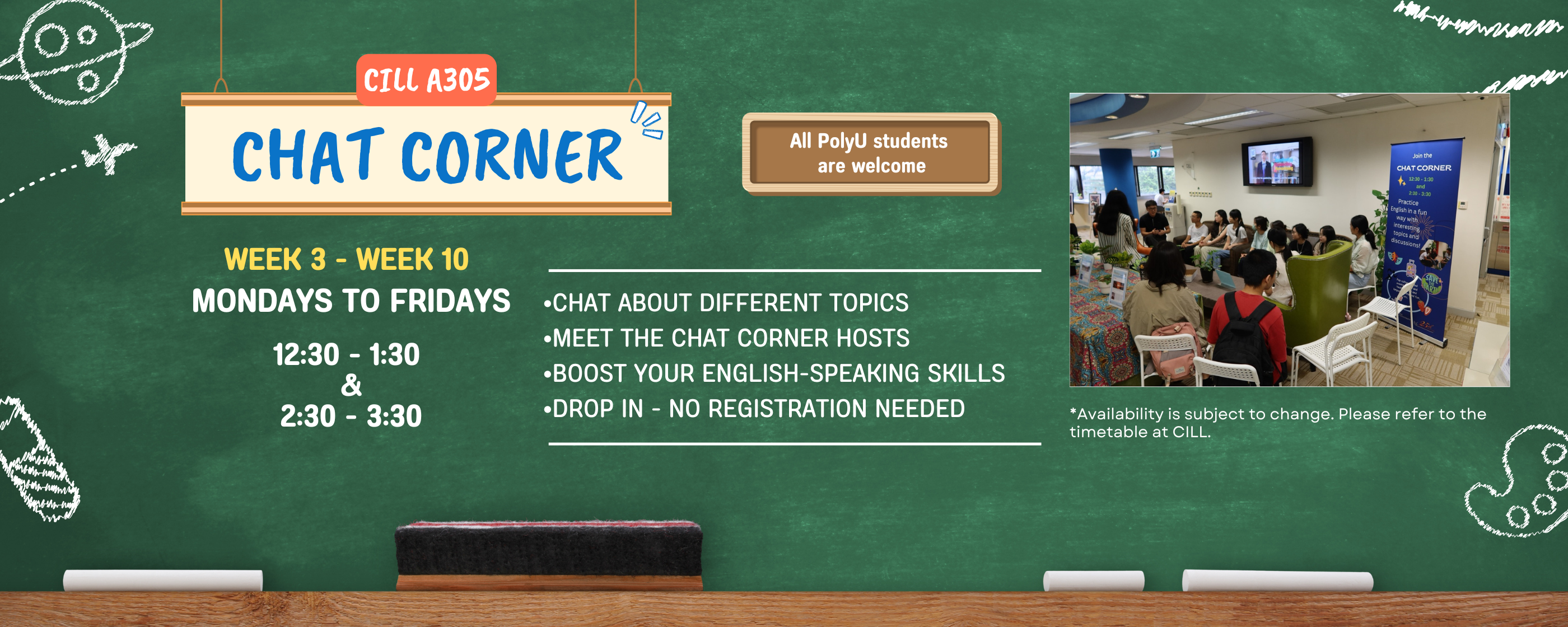 Chat Corner 2026-27 Sem1 2800 x 1120