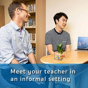 Meet your teacher in an informal setting