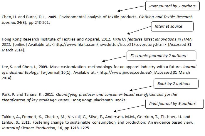 citing multiple sources in text harvard