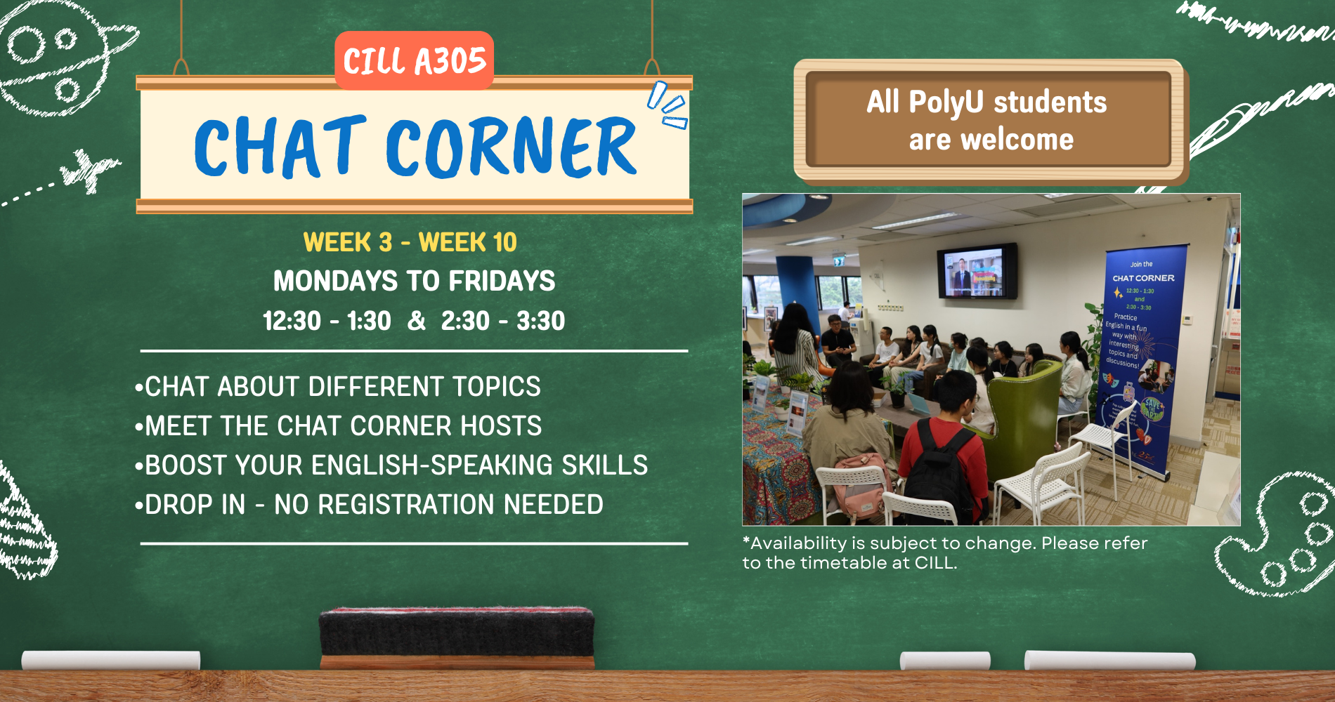 Chat Corner 2026