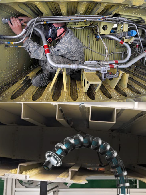 Continuum Robot human vs robot