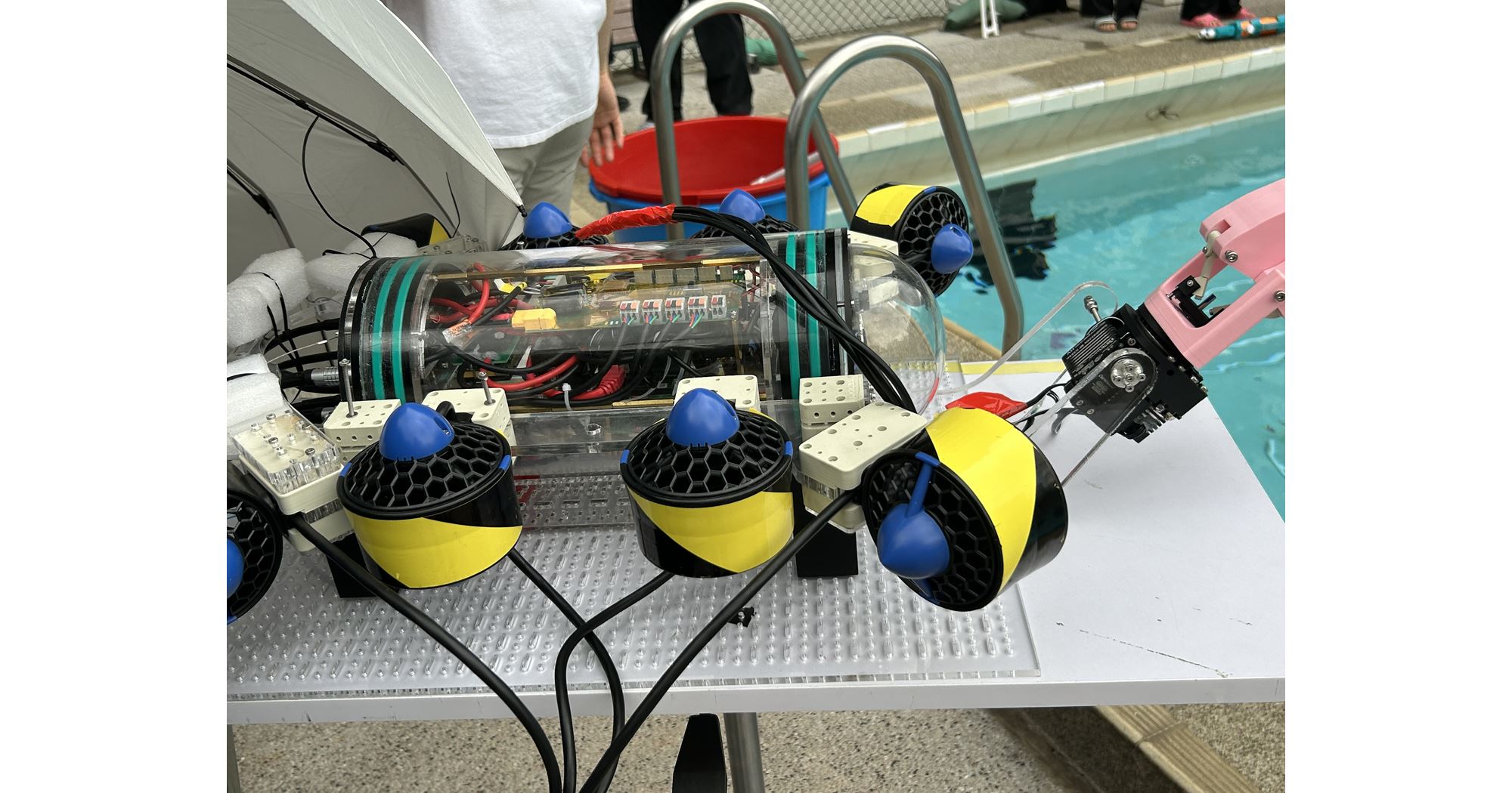 Pool Rowing Test Setup EEC Team Conducts Successful Pool Test for Upcoming Underwater Robotics ...
