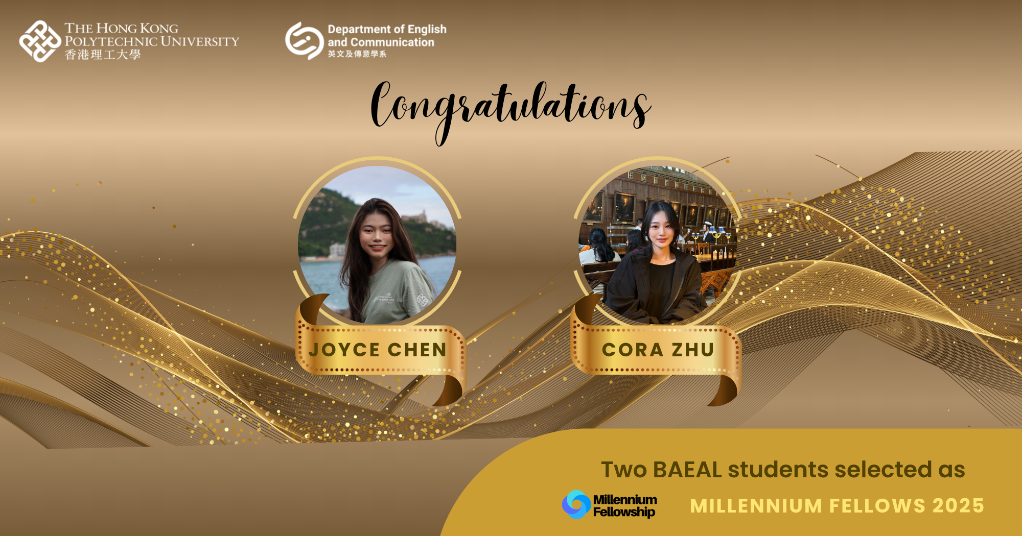 Millennium Fellows in the Class 2025 2000 x 1050 px