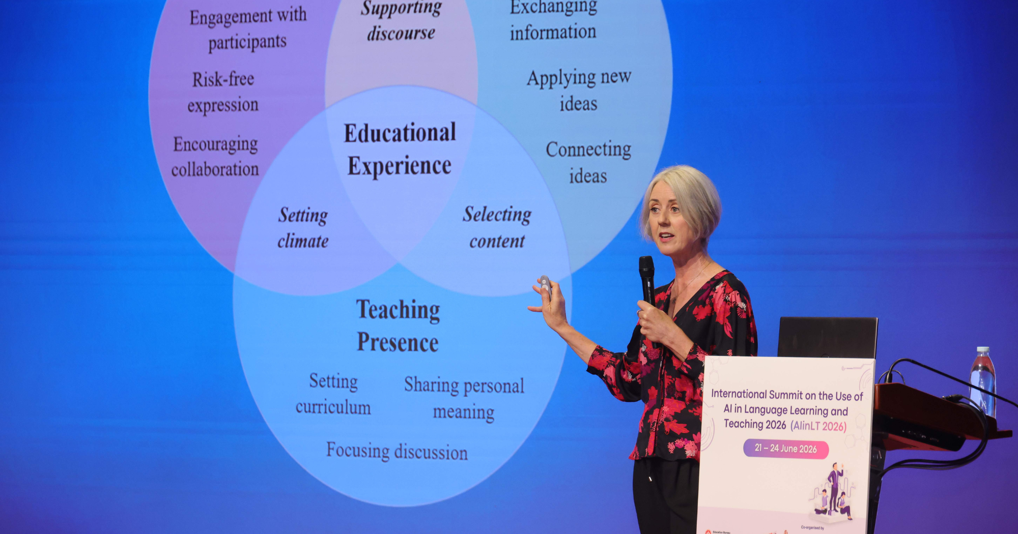 Prof. Mairéad Pratschke, an independent researcher and adviser specialising in AI strategy, ethical governance and human-centred design, delivered the first keynote address.