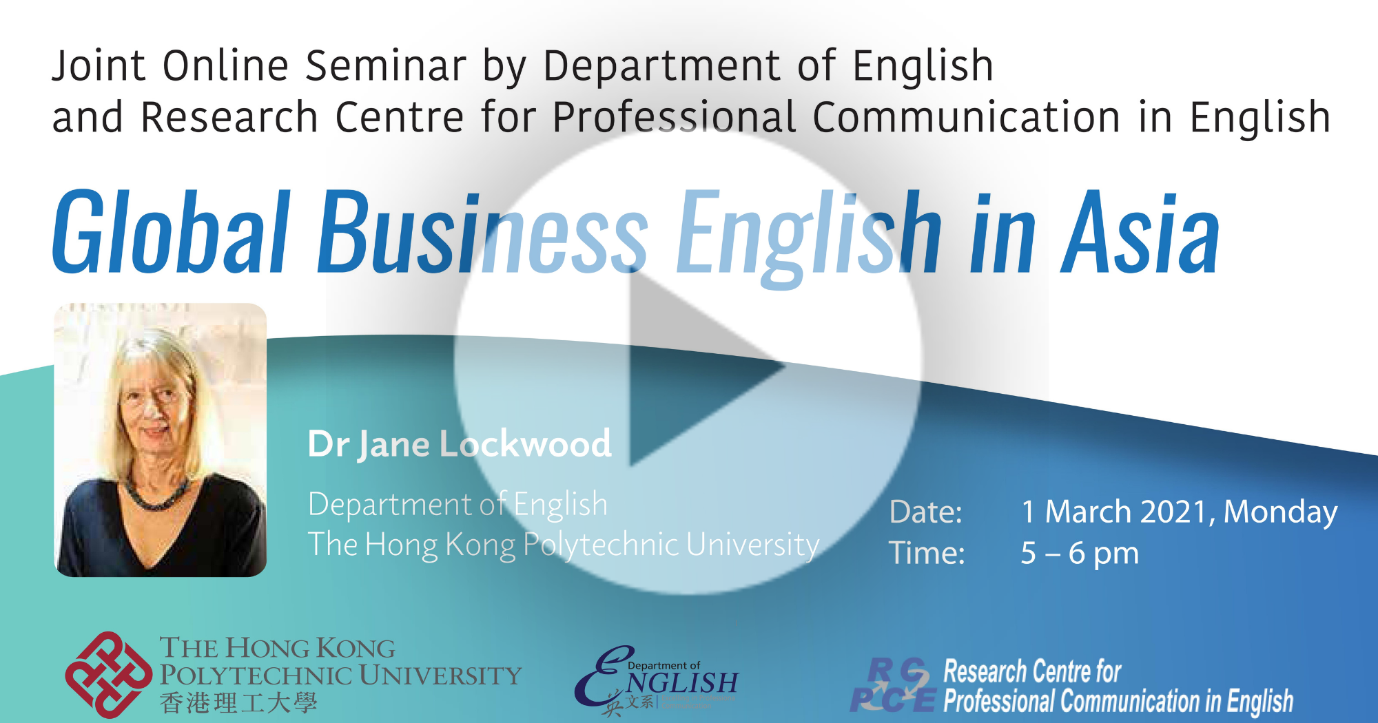 Replay Global Business English in Asia by Dr Jane Lockwood