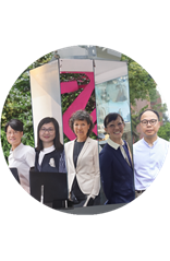 Professor E. Angela CHAN and the team