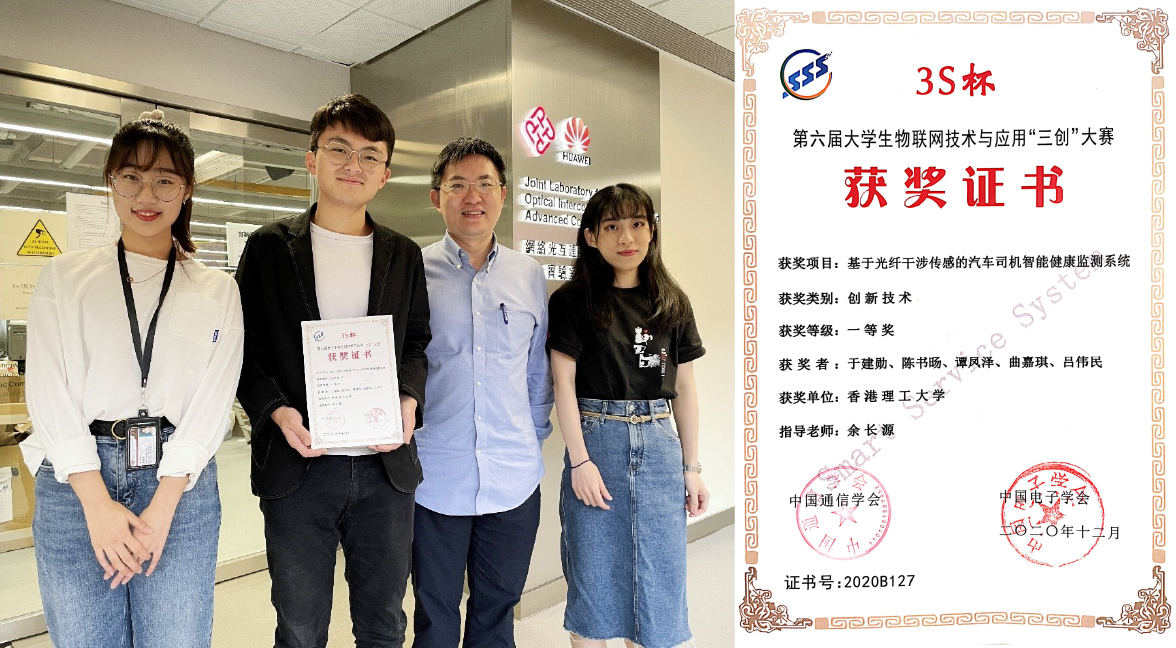 First Prize in the 6th IoT Technology and Application 3S Competition for University Students in China