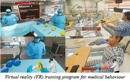 Development of Virtual Reality Application in the Health Care Industry