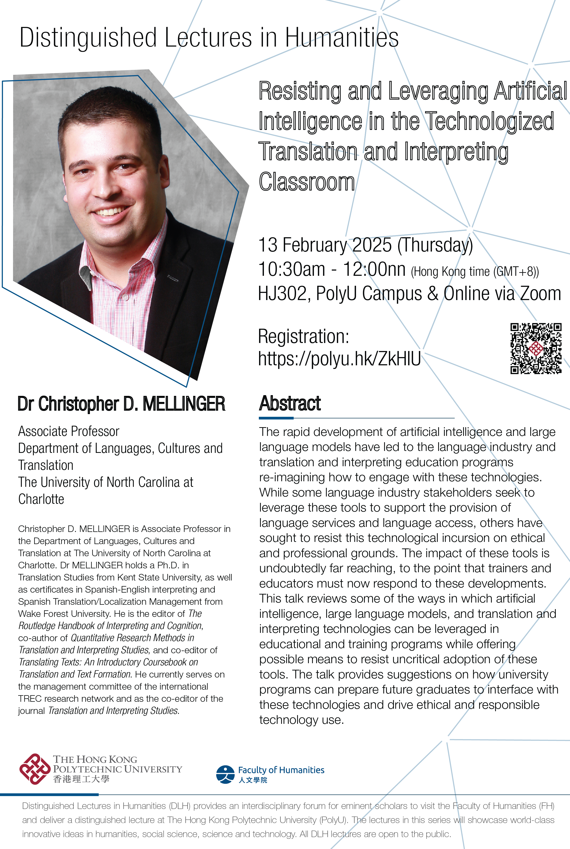 POSTERDr Christopher D MELLINGERfont 1001560x860