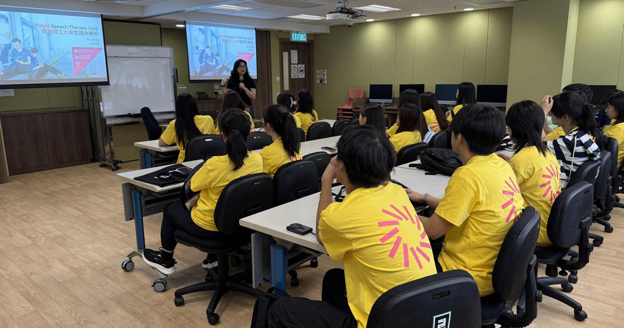 A workshop hosted by PolyU Speech Therapy Unit.