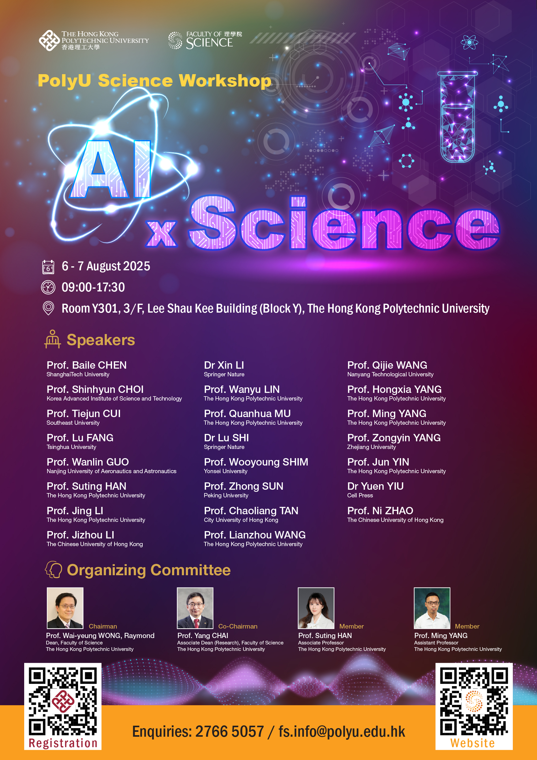 PolyU Science Workshop - AI x Science | Faculty of Science