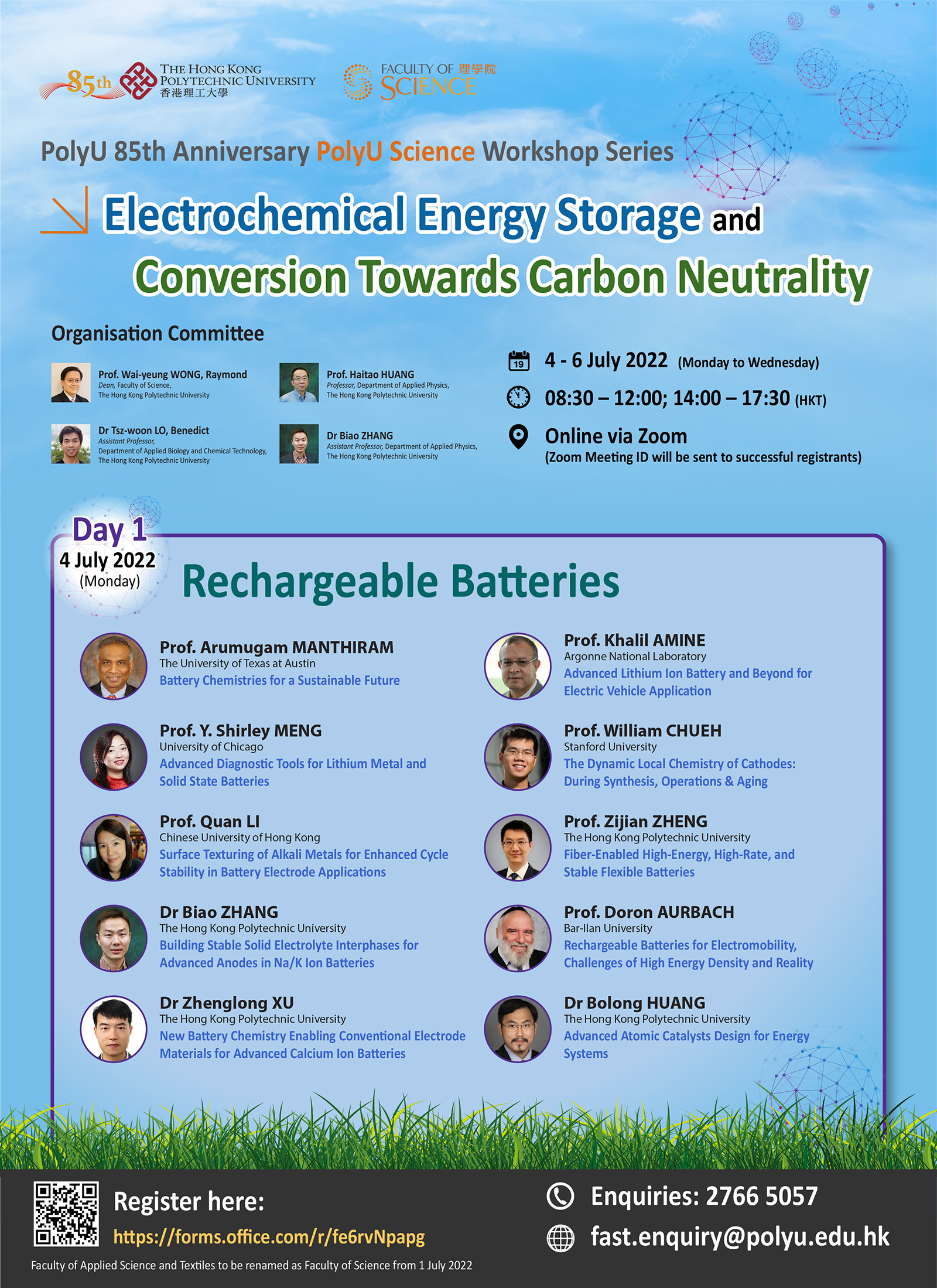 20220704_Electrochemical Energy Storage and Conversion towards Carbon Neutrality_PolyU_Science