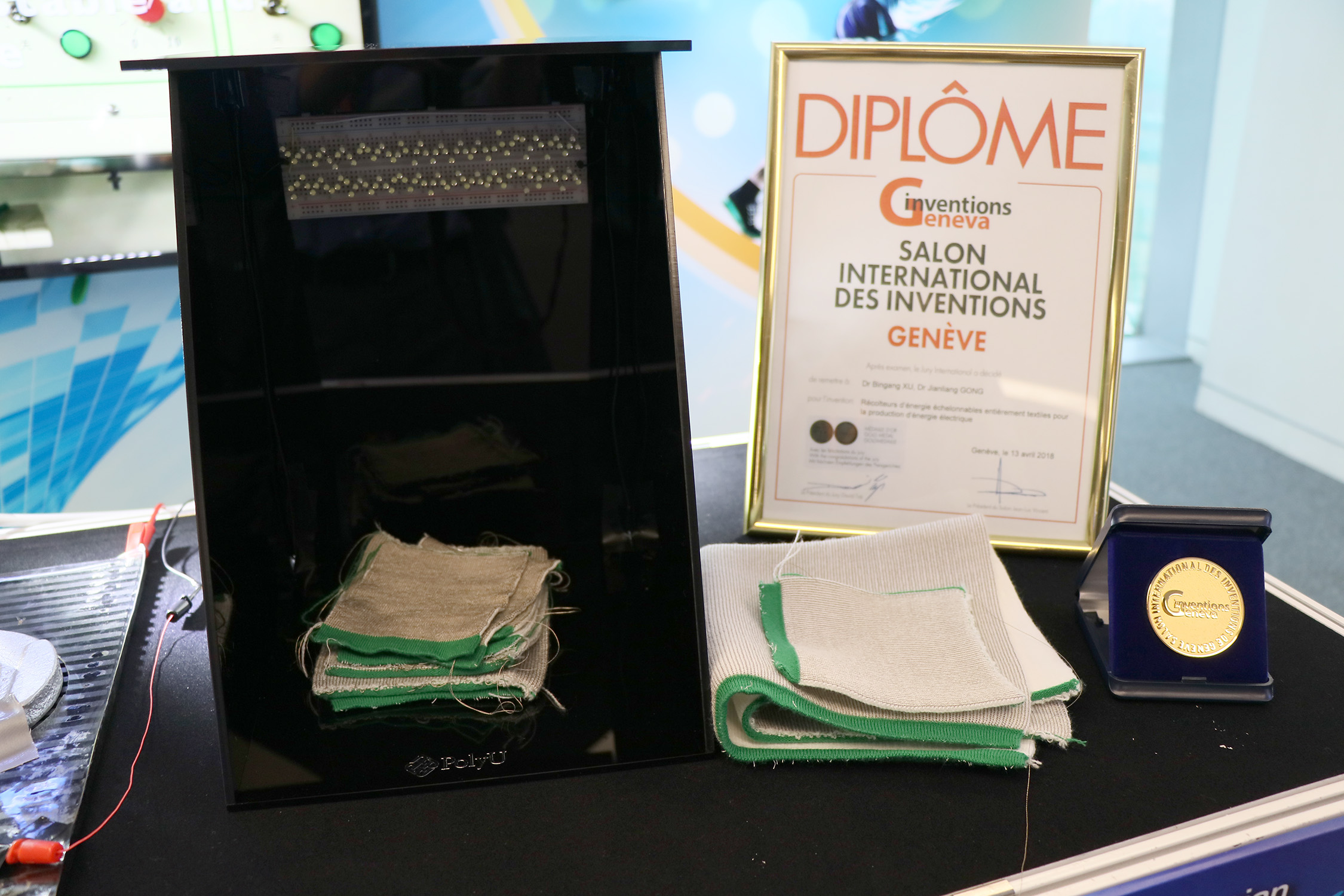 Gold Medal for Dr Bingang XU ITC and his team at 46th International Exhibition of Inventions Geneva3