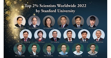 PolyU researchers are listed as Top 2 Percent Scientists Worldwide by Stanford University