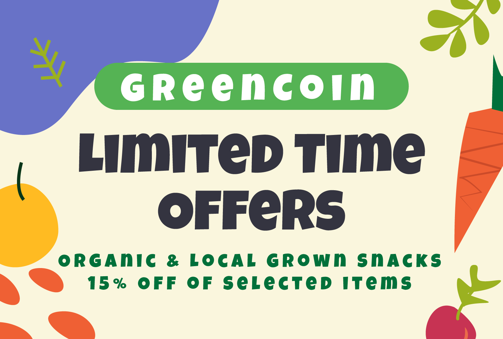 Low Carbon Dinging Week - GreenCoin Offers