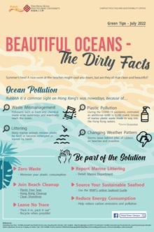 Green Tips (July 2022): Beautiful Oceans - The Dirty Facts